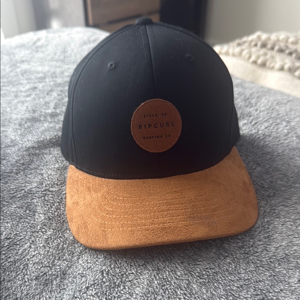 Rip Curl Black and Brown Snapback Hat